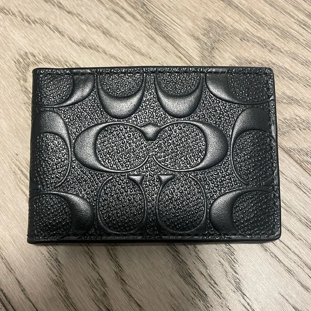 Coach Black Wallet - Picture 1 of 6